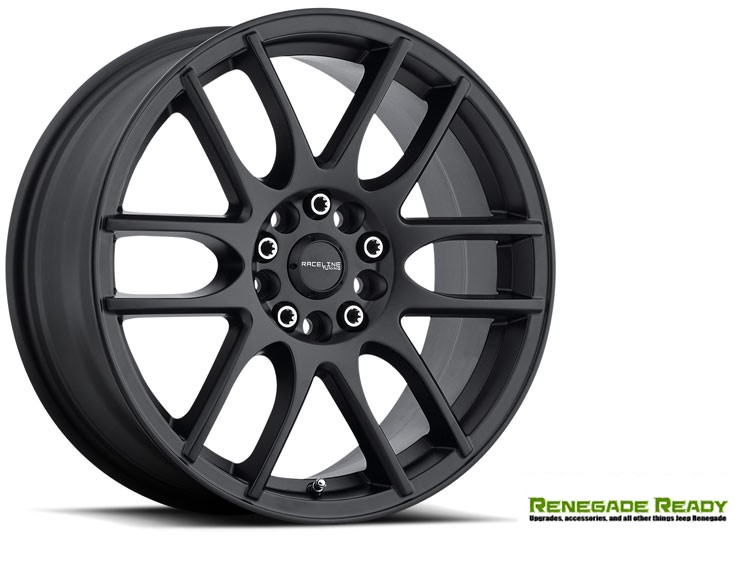 Jeep Renegade Custom Wheels by Raceline - 141 - 18"x7.5"- Mystique